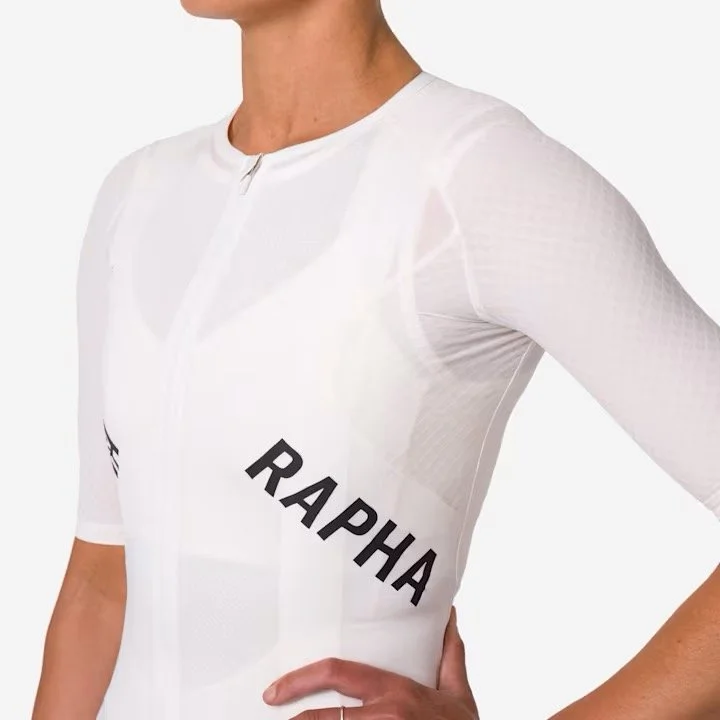 RAPHA Women's Pro Team Aero Jersey White — Cycle Store Zurich